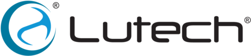 Lutech Logo Registered 2 Color Blue